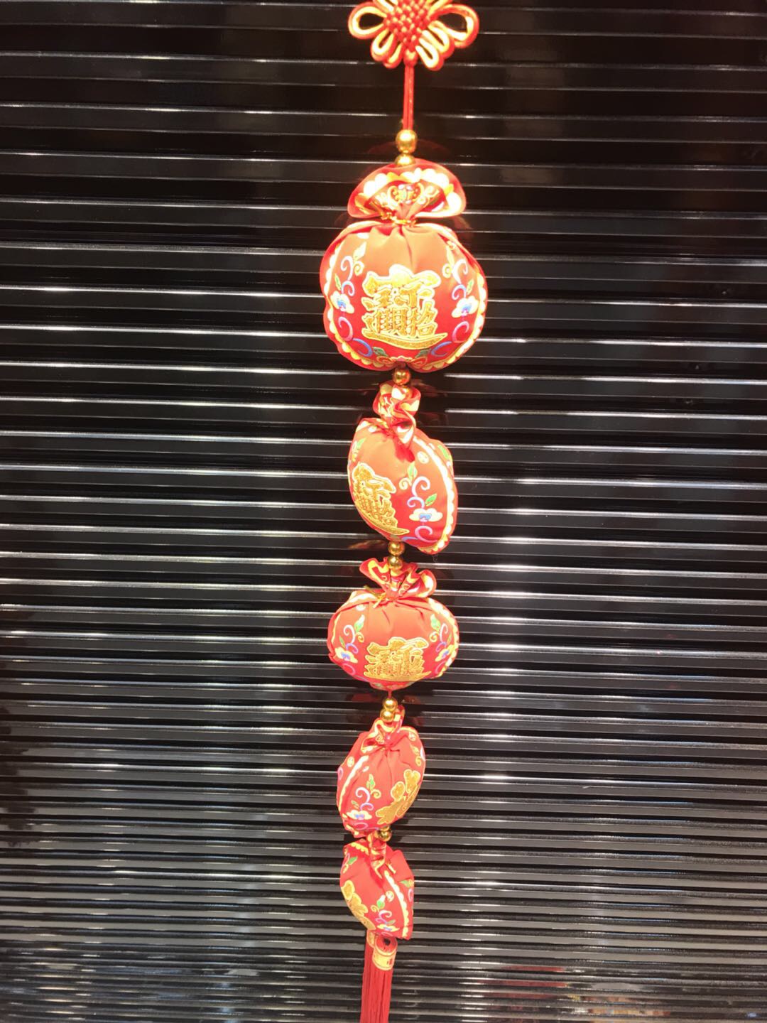 5-head velvet printed pendant money bag, wedding and festival supplies, festive wedding and festival supplies, moving into a new home