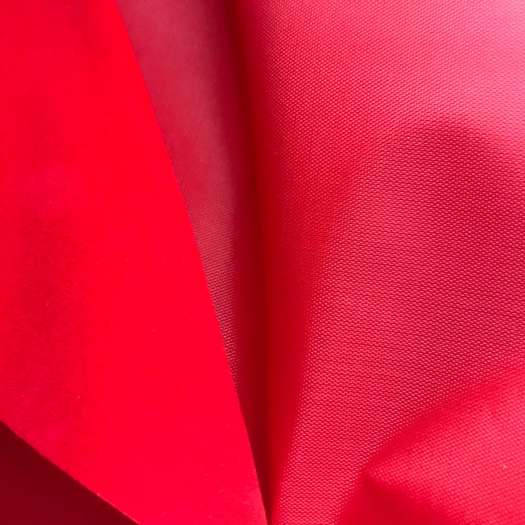 Spring Flocking Garment Lining Material Chinese Knot Couplet Embroidery Crafts Fake Flower Leaf Inelastic Single Side Flocking Cloth