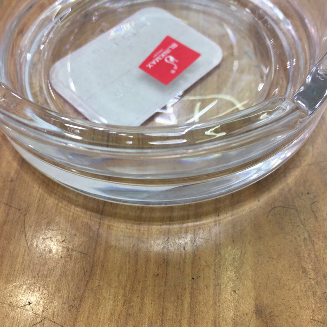KTG7017 Transparent thick glass ashtray/ashtray/Home, business, living room and office Specification image