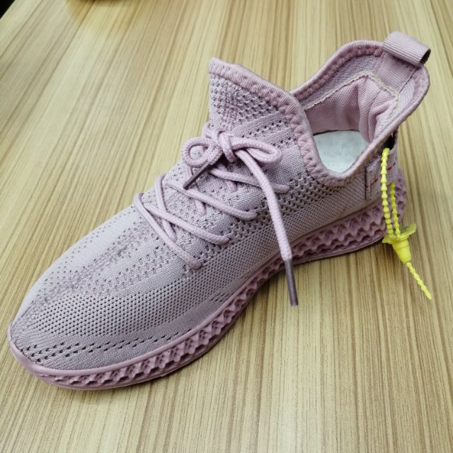 Spring And Autumn New Running Shoes Mesh Surface Breathable Running Shoes For Young Men And Women All Match Flying Woven Sports Shoes Specification drawing