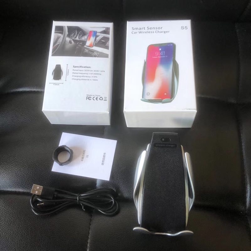 Car Wireless Charger Automatically Sensing The Car Air Outlet Inside The Car Navigation Support Frame details Picture