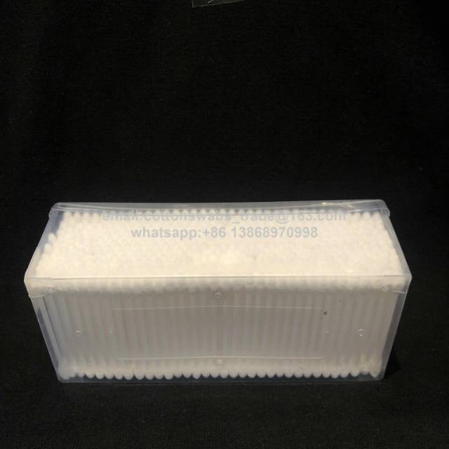 Disposable Paper Rod Square Box Cotton Swabs 800 Sets Of Manufacturers Direct Sales Xin Huilai Cotton Swabs Factory Specification drawing