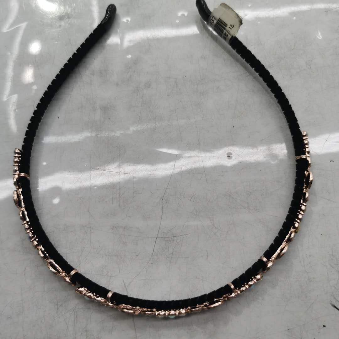 Korean Version Of Fashion Foreign Style New Women's Headband Rhinestones All Simple Head Buckle details Picture