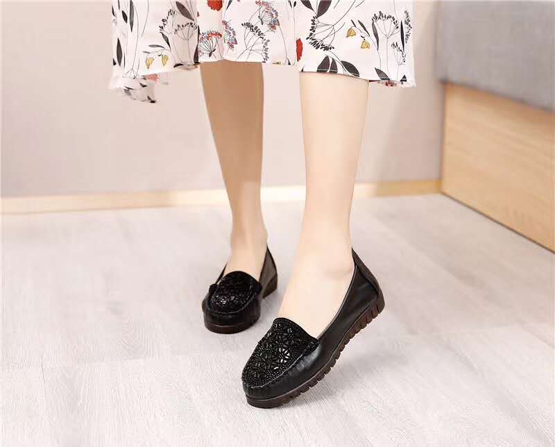 2066 Guangzhou Leather Ethnic Style Women's Sandals Specification drawing