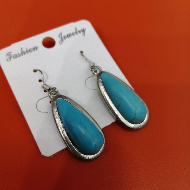 Fashion carved jewelry set Jewelry retro drop earrings