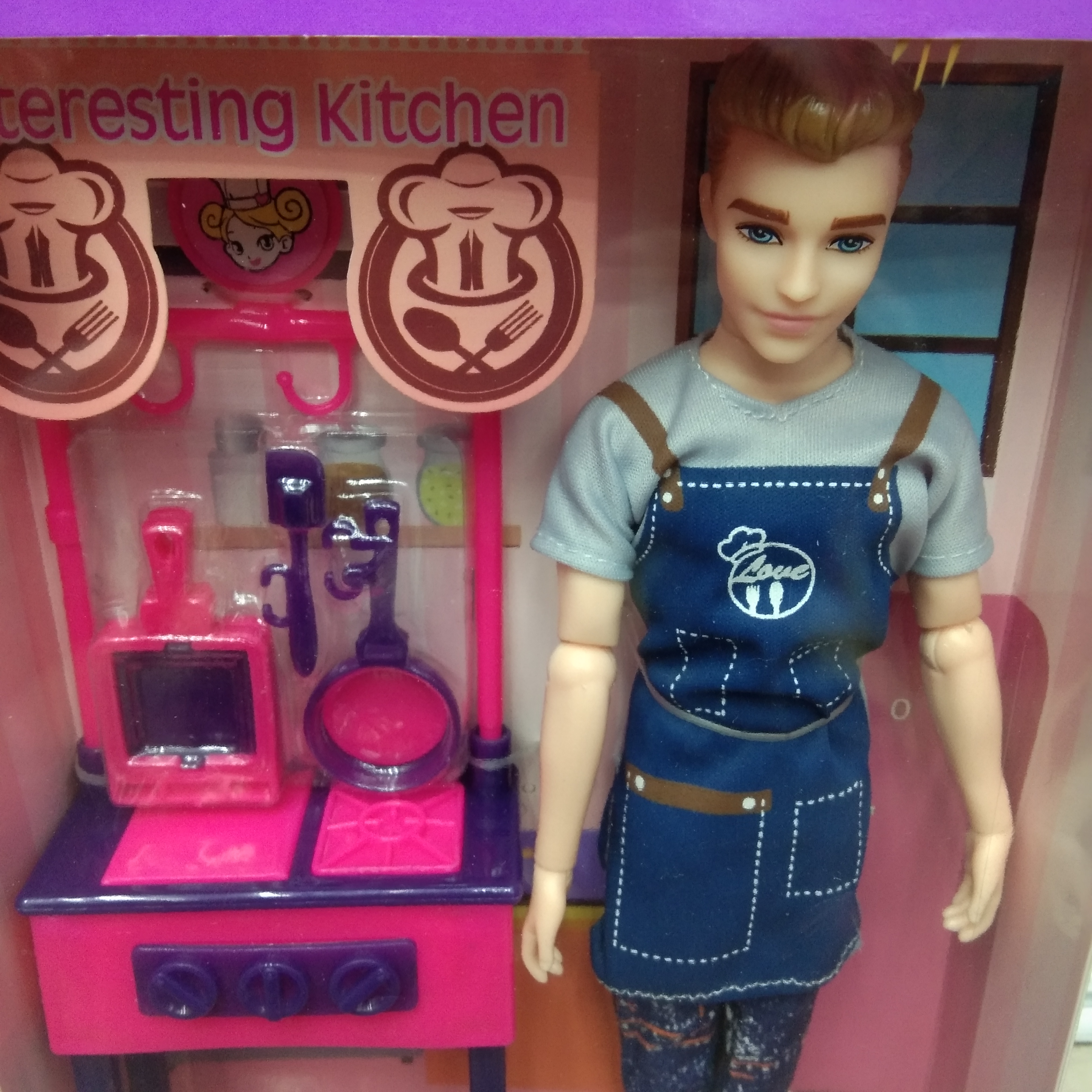 塑料儿童益智玩具男孩厨师娃娃批发产品图
