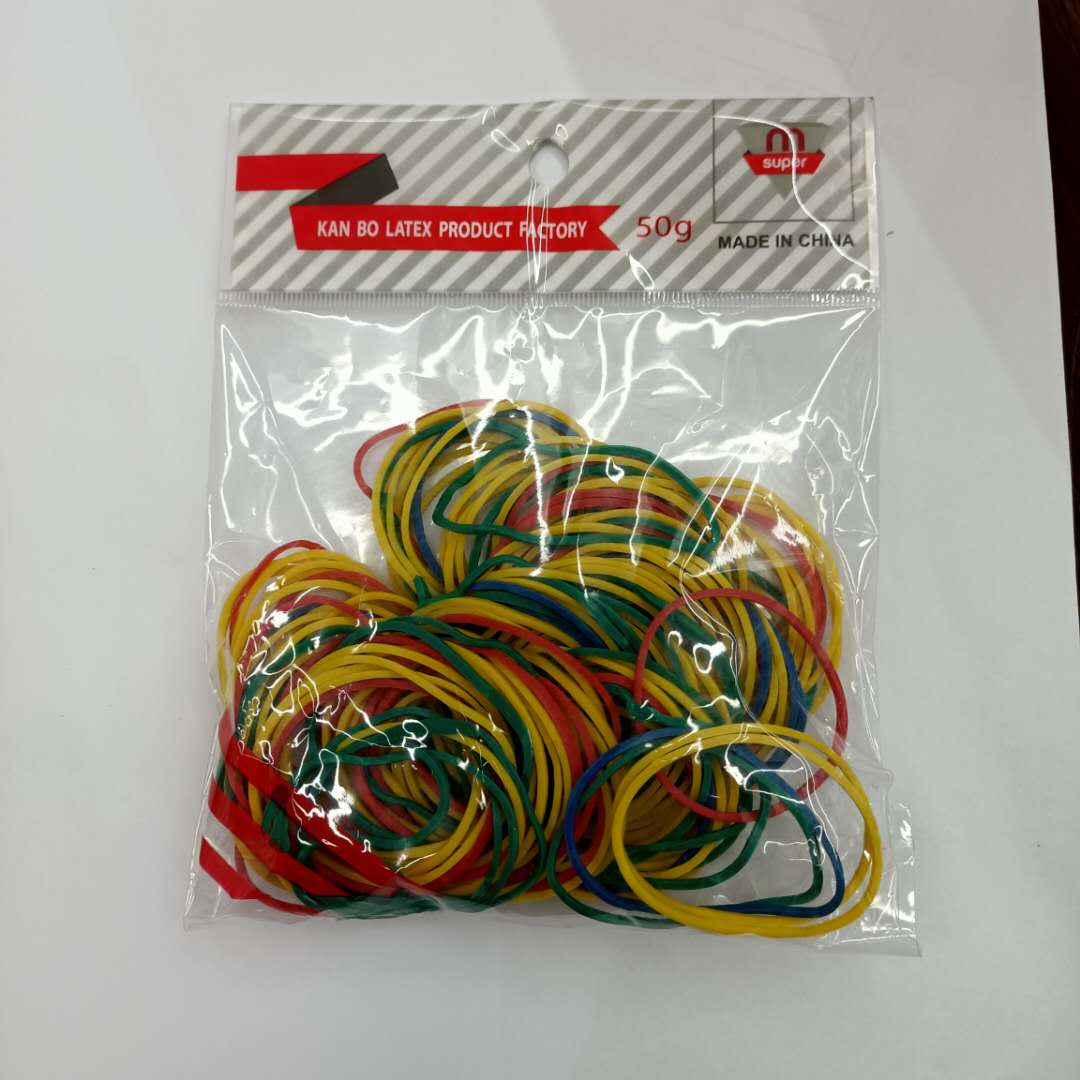 彩色橡胶工业包装礼品包装皮圈细节图