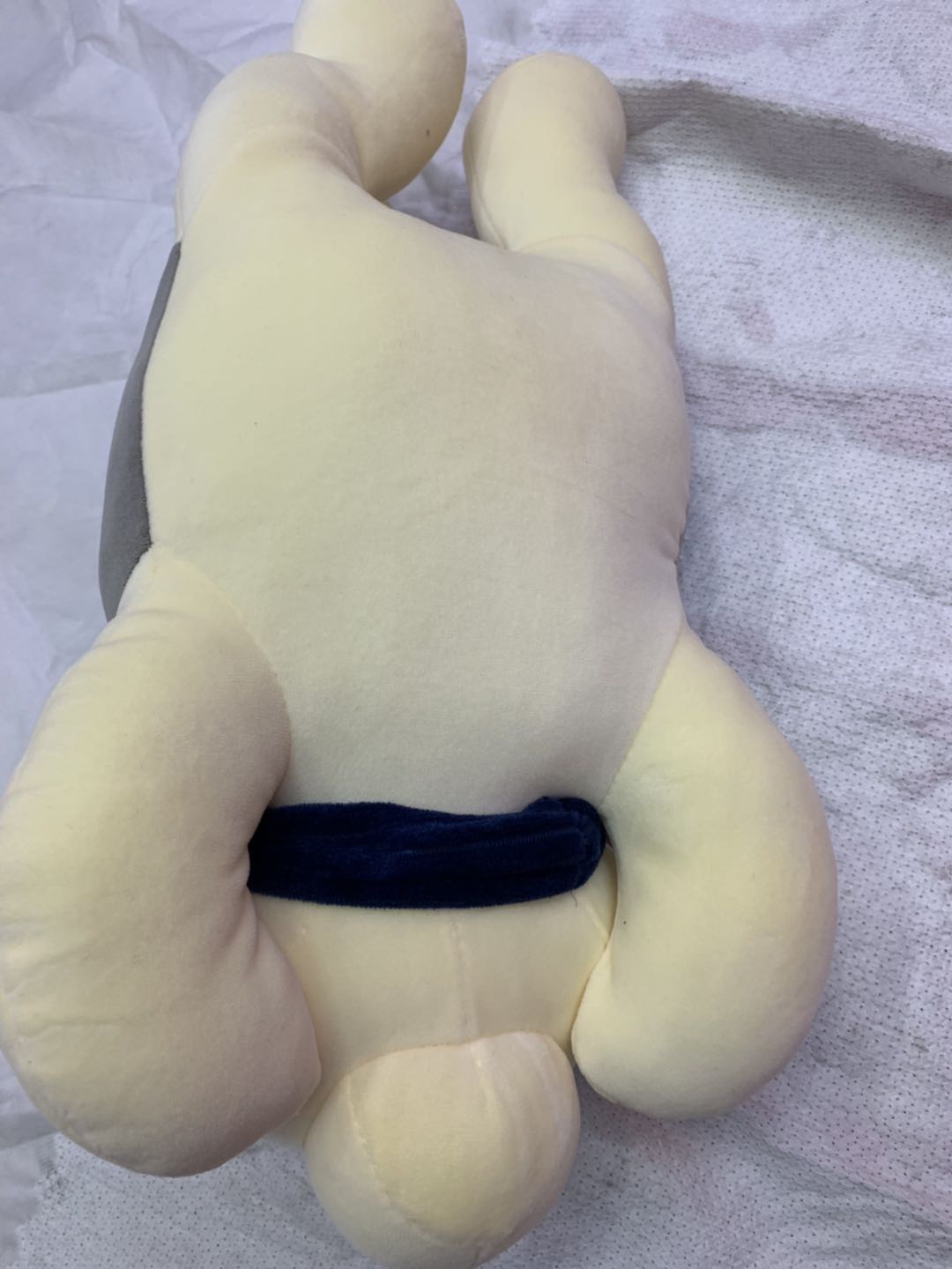 The four-sided short furry dog toy can be used as a pillow as a birthday gift Specification image