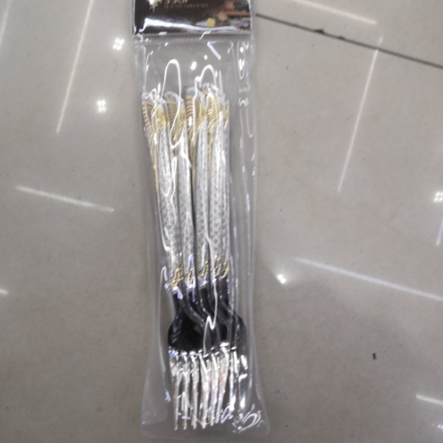 不锈钢叉子家用主餐叉长柄叉儿童甜品沙拉水果叉西餐牛排刀叉