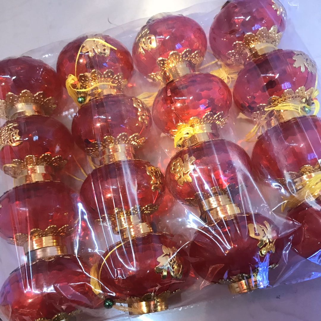 灯笼/镭射灯笼/新年灯笼/大红灯笼吊灯/大红灯笼细节图