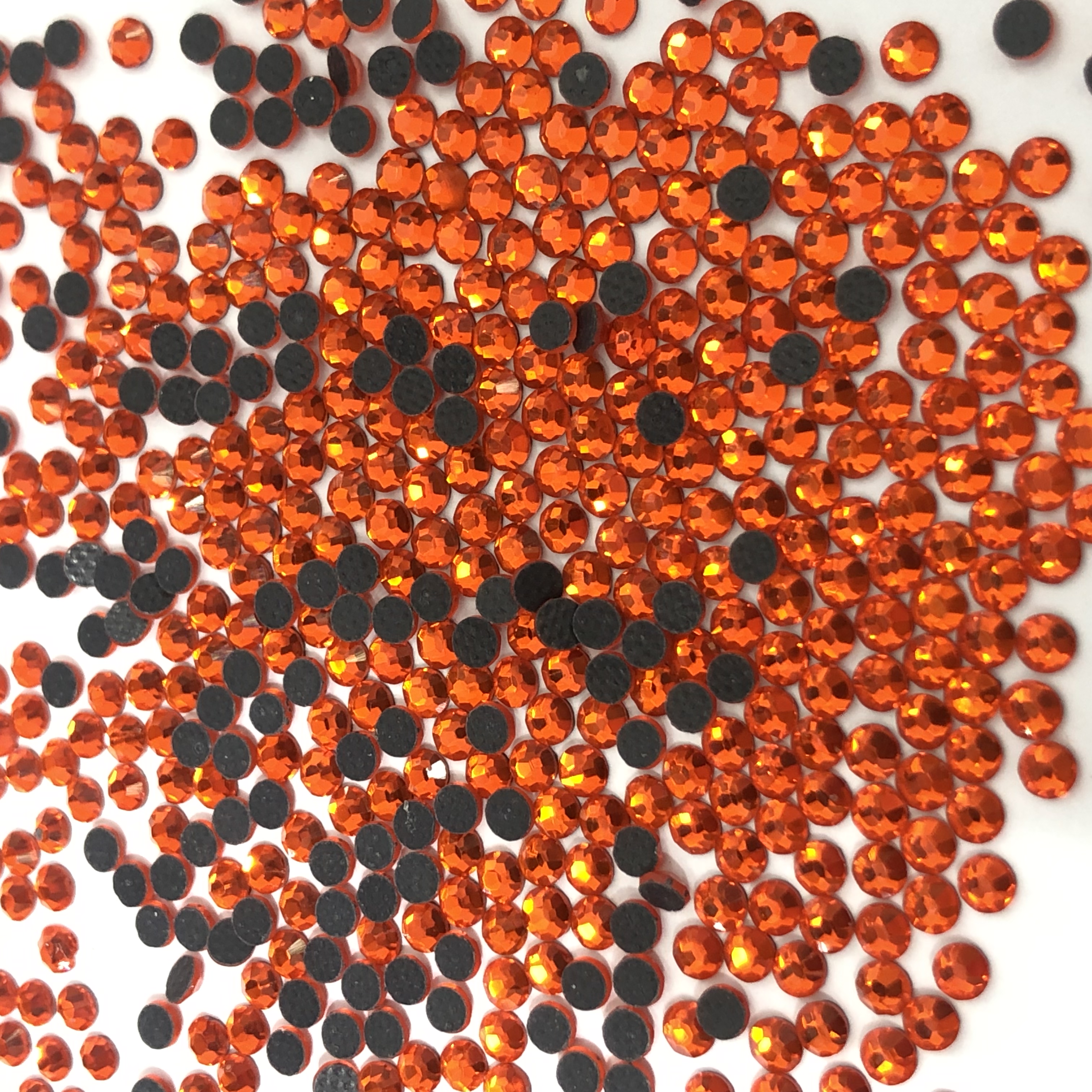 Orange Ss20 Middle East Drill Dmc Flat Bottom Drill Nail Drill Diy Drill Specification drawing