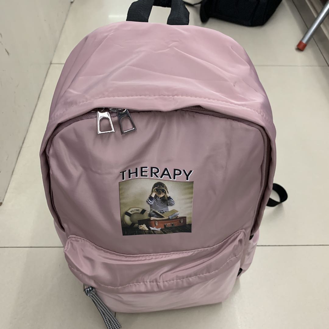 时尚女帆布书包