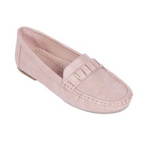 One word metal buckle fashion leisure flat flat heel women's shoes Spring and summer new comfortable boat shoes single shoes