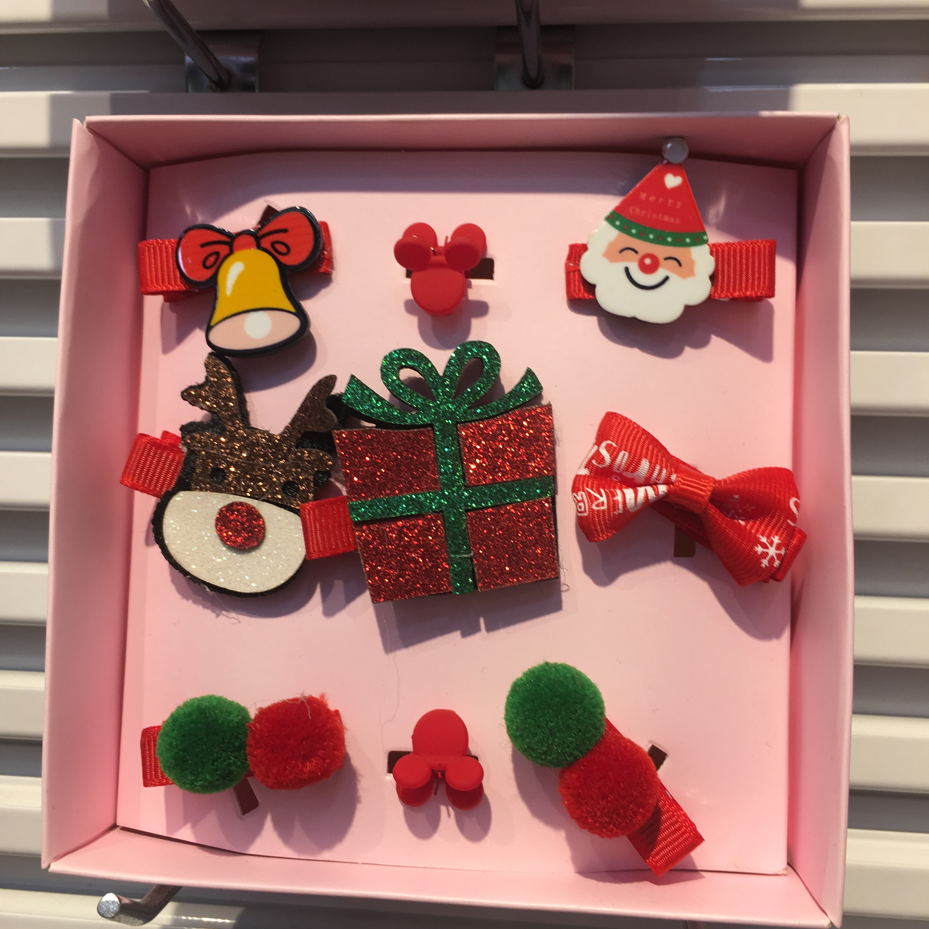 儿童发饰小女孩头饰女童发夹韩国皮筋头绳宝宝公主圣诞发卡夹子产品图