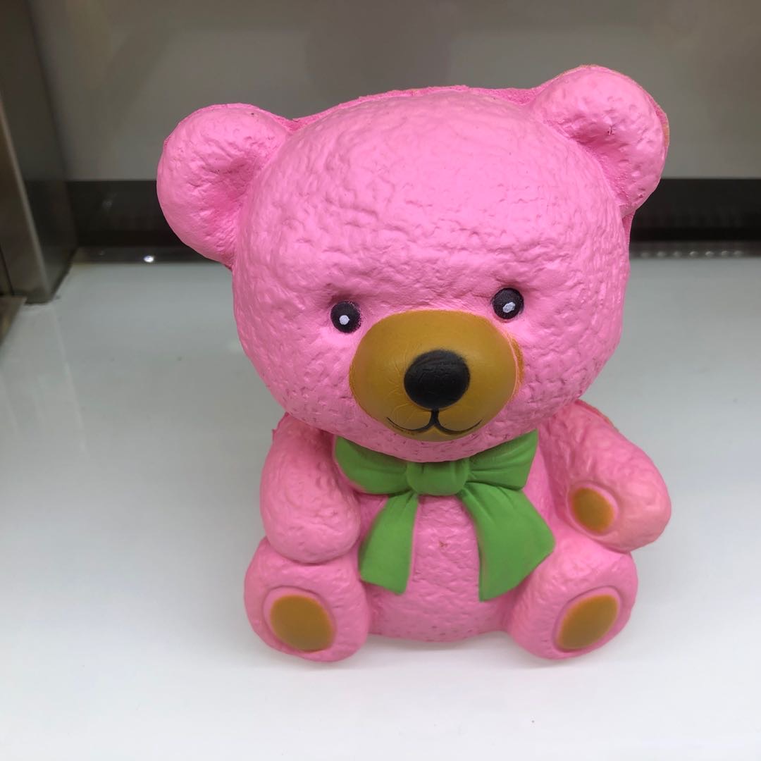Little Bear Knead slow recovery decompression memory cotton PU sponge soft toys environmental protection
