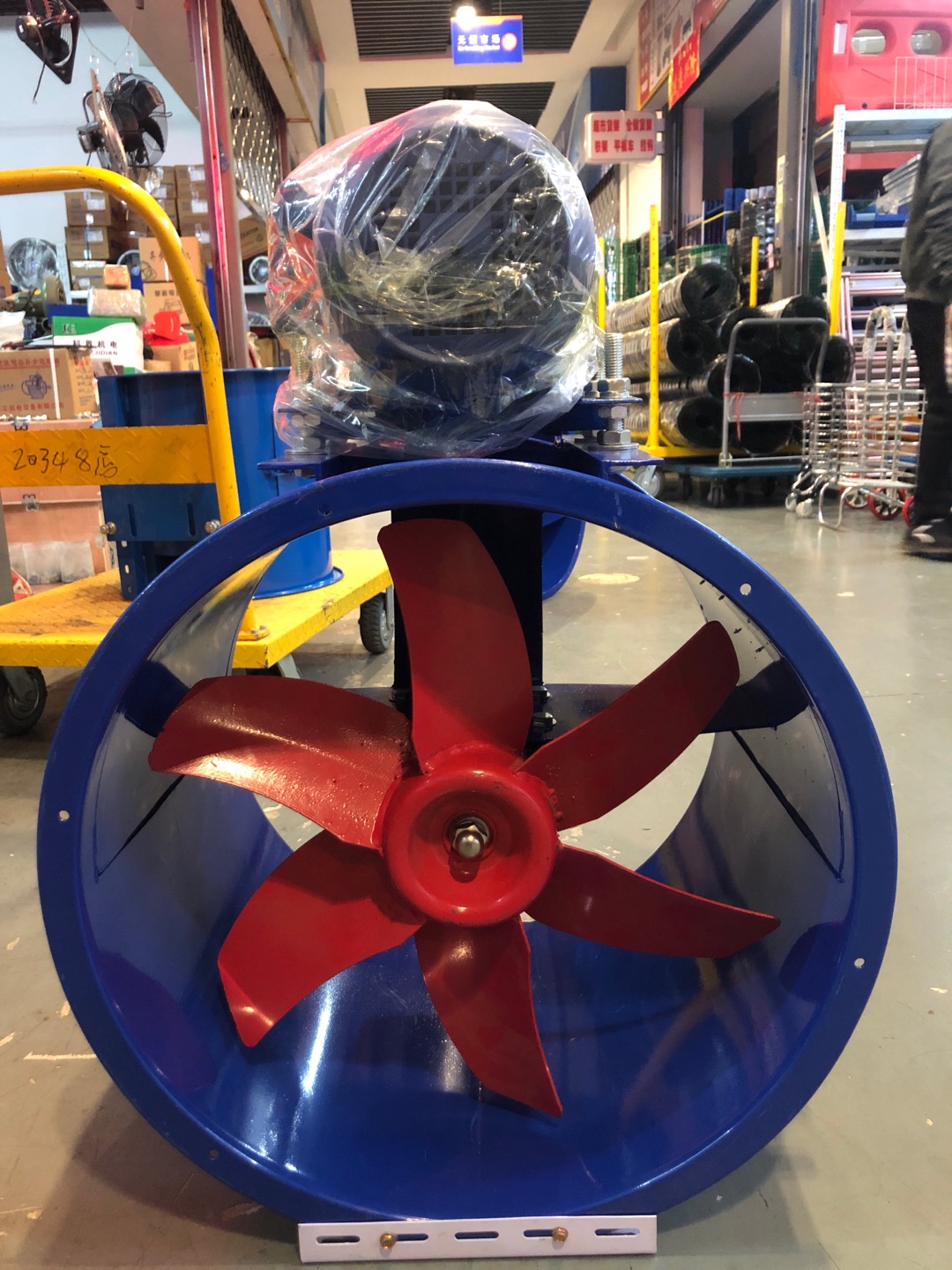 Shanghai Minjian Mechanical and Electrical Equipment Co., LTD. External axial fan integrity management cost-effective customer repurchase rate high use all good Specification drawing