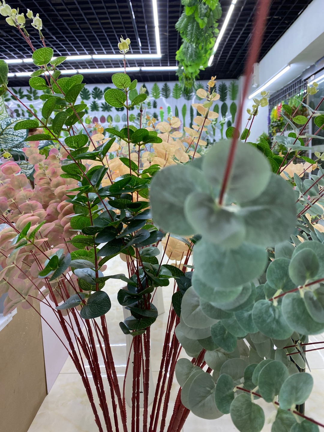 5头金钱叶丝印3D222