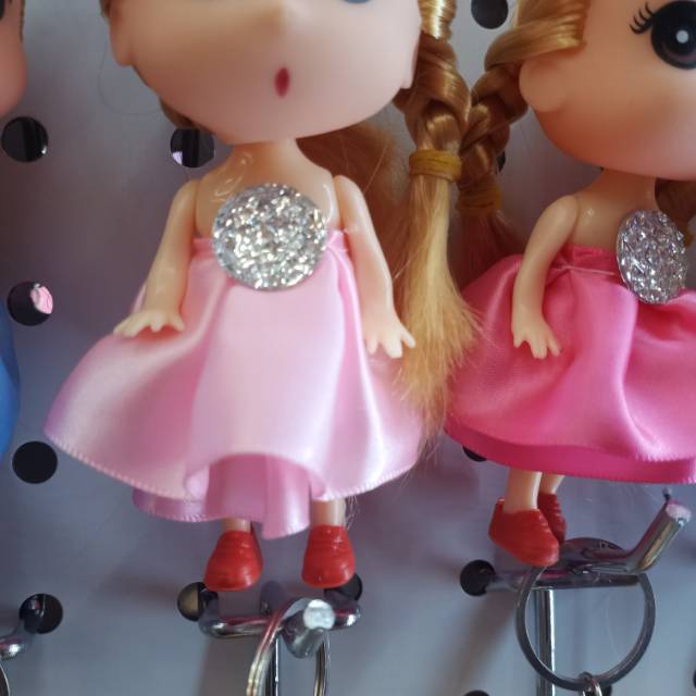 Confused Doll Keychain Cute Princess Girl Bag Hanging Ornaments Children's Schoolbag Play Specification drawing