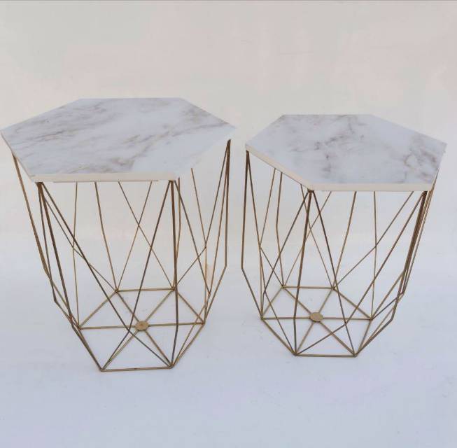 Iron art ornaments factory direct sales storage baskets, round tables, coffee tables and miscellaneous frames details Picture