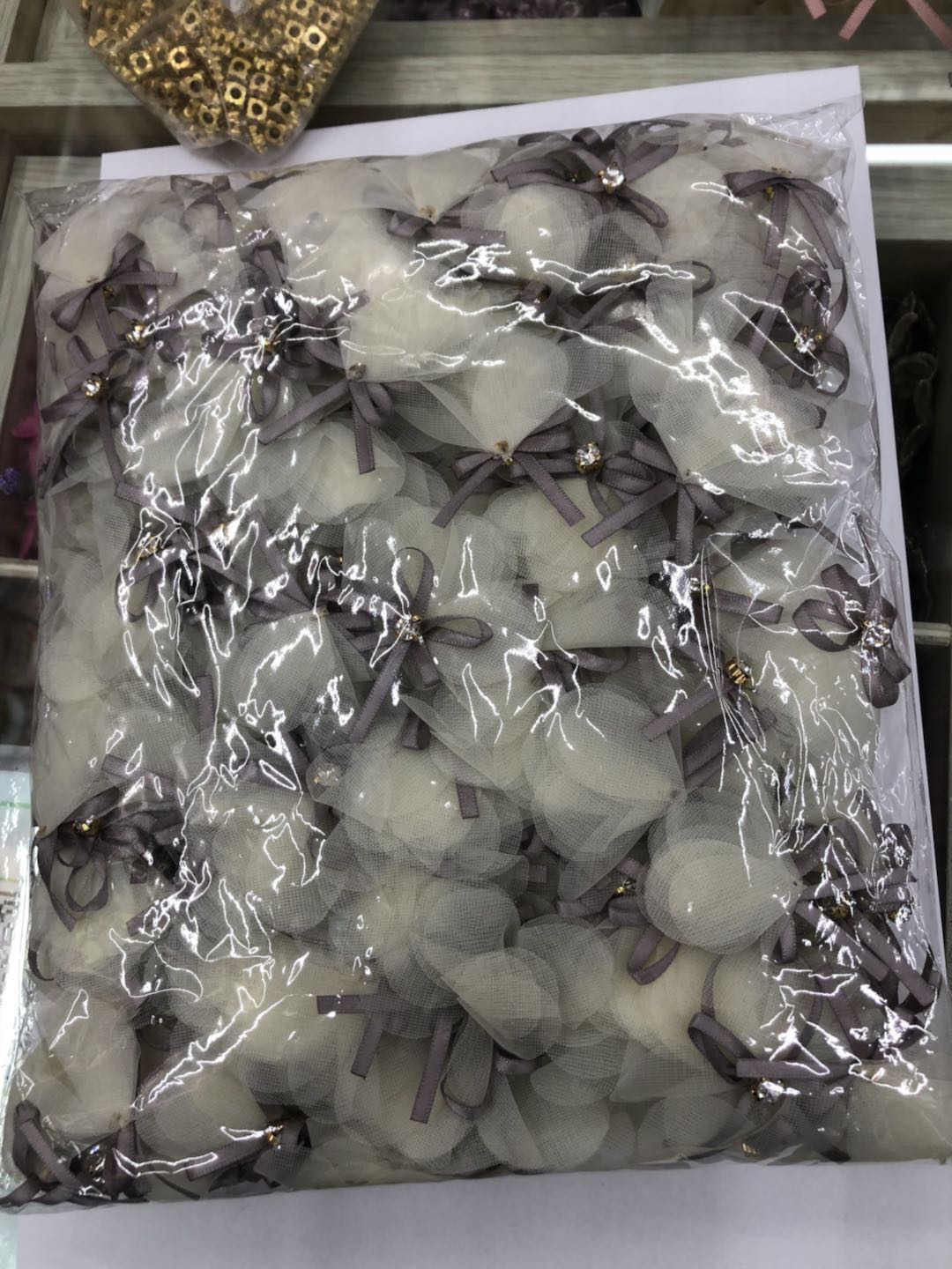 韩纱花瓣组合花装饰配件服装辅料