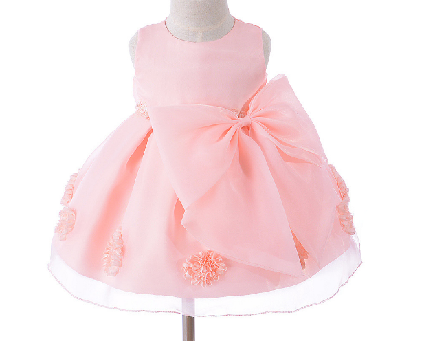 2020 Girls 100 Mesh Skirt Children's Summer New Foreign Style Pondy Dress Four Seasons Princess Dress details Picture