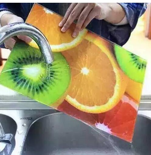 Toughened Glass Chopping Board Sterile Glass Chopping Board Aviation Bulletproof Chopping Board Floor Chopping Board 20*30 details Picture