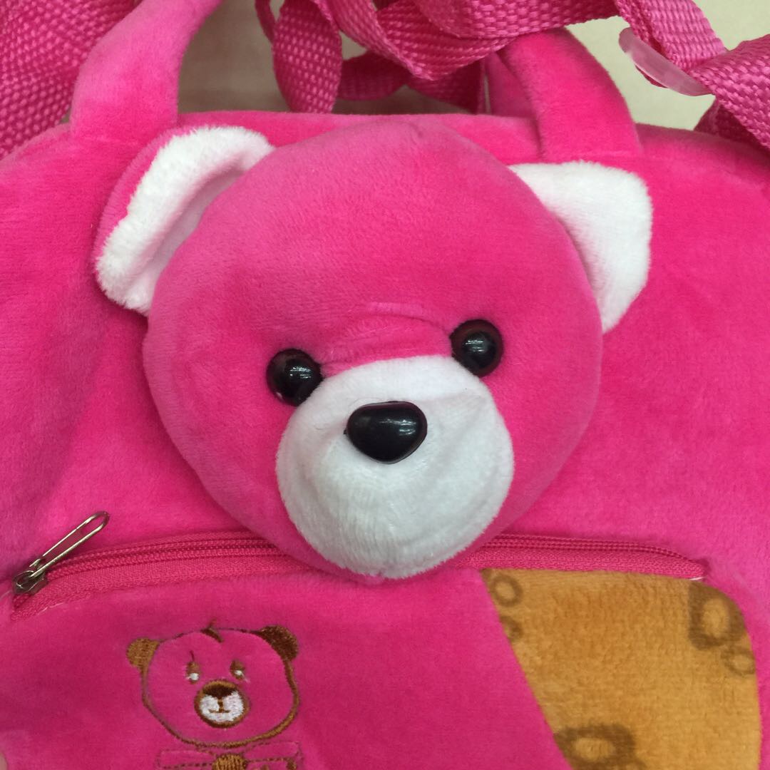 儿童包包男女童零钱包卡通单肩斜挎包可爱卡通毛绒小包产品图