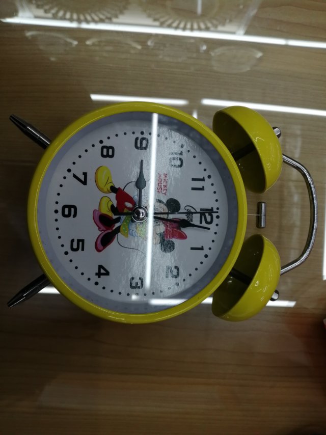 得力小闹钟机械大声音闹铃创意个性学生用懒人时钟简约起床儿童2