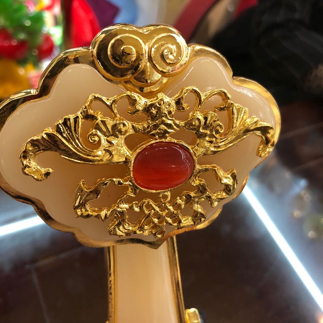 Factory direct sales of alloy ruyi decorative items details Picture