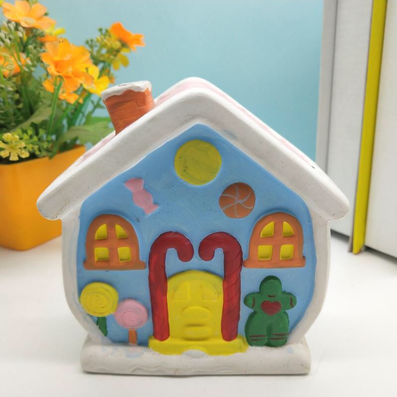 小房子手工diy存钱罐雪花啤酒立体储蓄罐产品图