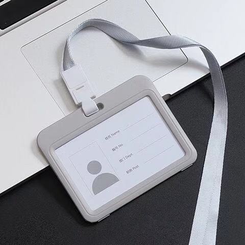 员工牌办公证件套胸牌学生卡套公交卡