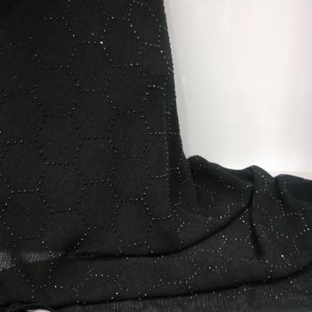 Manufacturers Direct Sales Of Muslim Black Ethnic Wind Thickened Adult Women's Large Headscarf details Picture