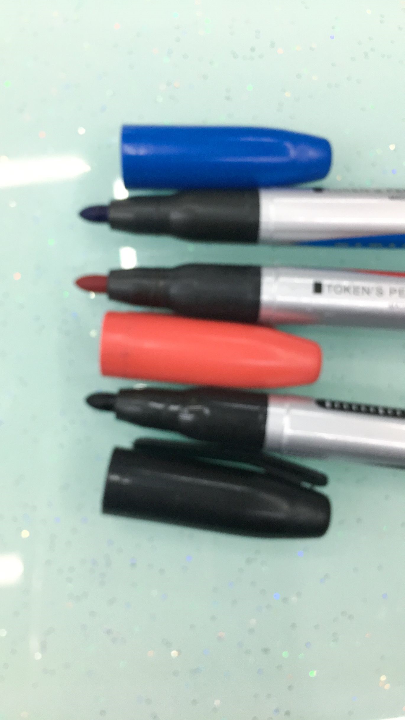 记号笔大头笔快递笔彩色多色装超长单头大容量速干细节图