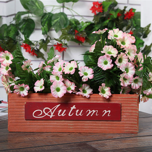 欧式创意木质多肉植物盆栽摆件创意礼品花盆产品图