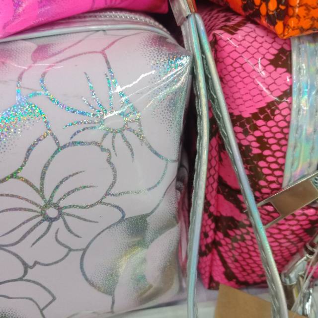 New Women's Feather Big Floral Bag Specification drawing