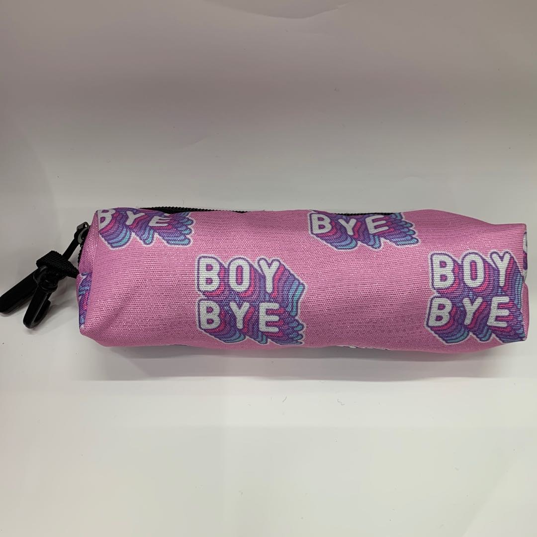 A 2-piece set of pink English girl backpacks, schoolbags and pen cases Specification image