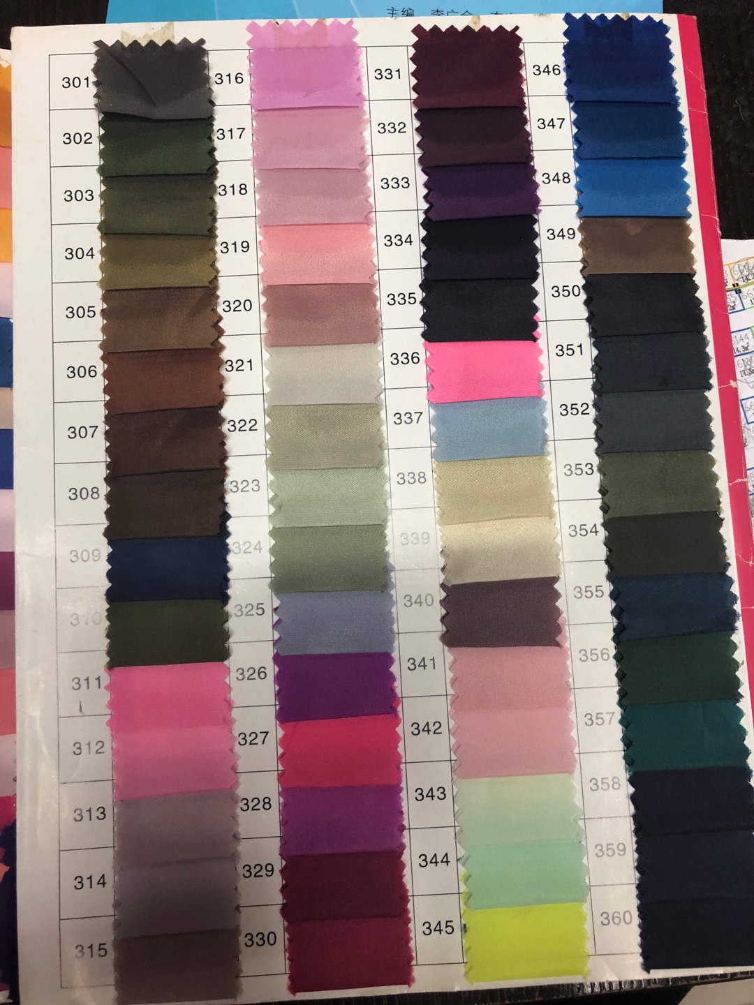 Fashion Novel Color Clear Plain 210T Polyester Taff Fabric