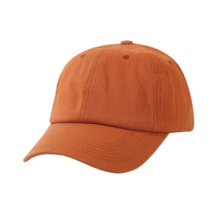 Orange Cotton Cap Female Ins Fashion Brand Korean Version Washed Soft Top