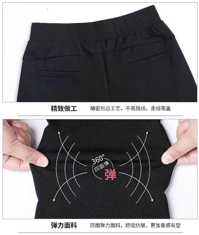 Spring and Autumn Thin Skinny Skinny 2020 new high-waisted, slimming and versatile black skinny pants details Picture