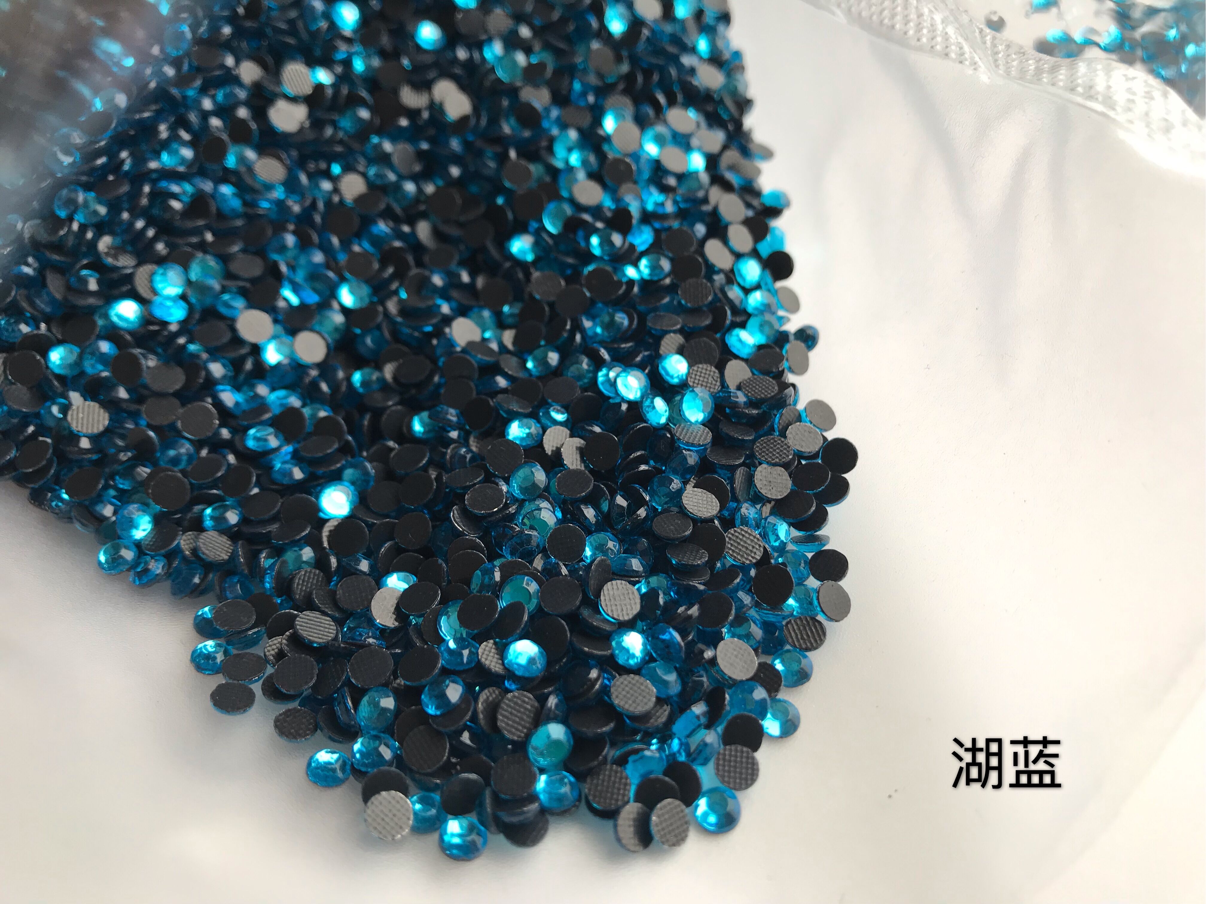 湖蓝11SS16双面钻平底钻烫钻服装辅料