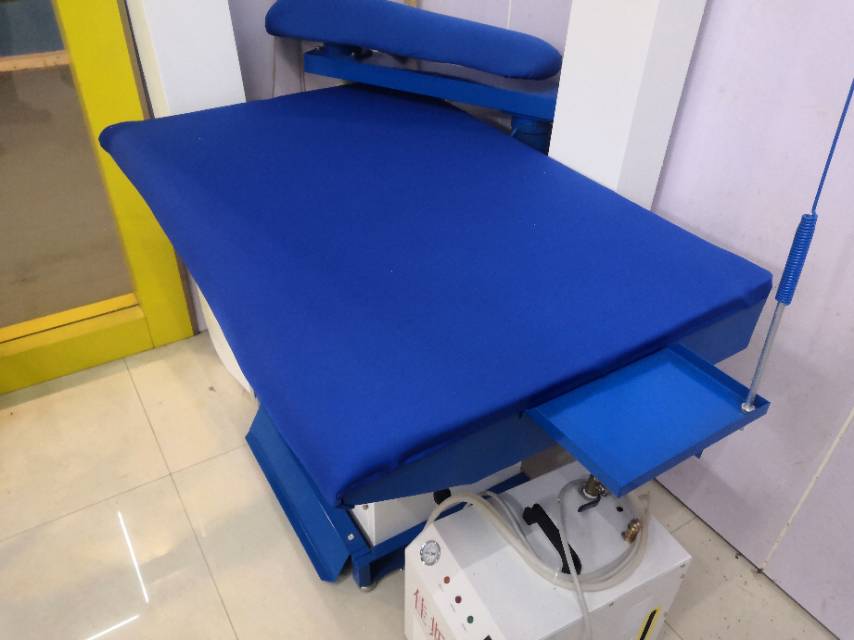 Jiasman upper exhaust suction ironing table with rocker arm type details Picture