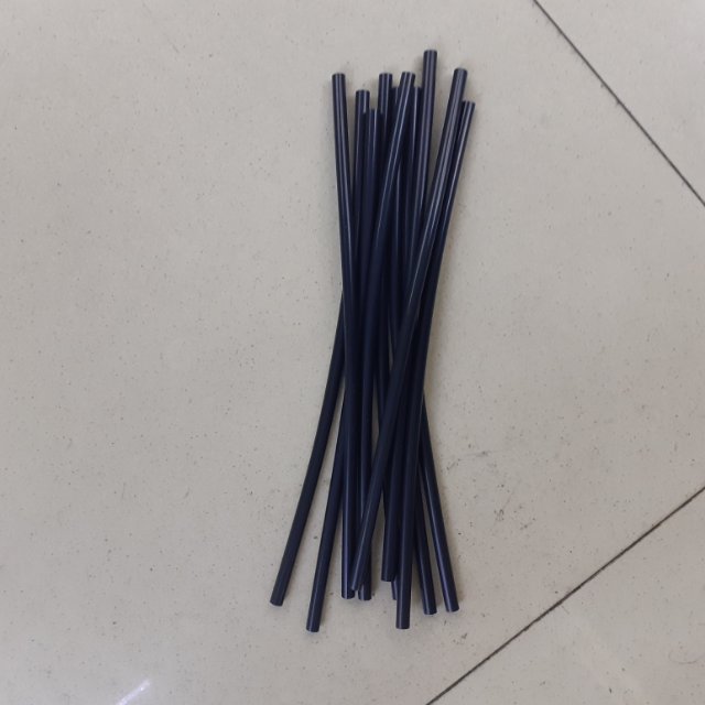 Black eco-friendly hot melt adhesive stick, 7mm*190mm, 7mm*270mm, black adhesive strip, black process Specification image