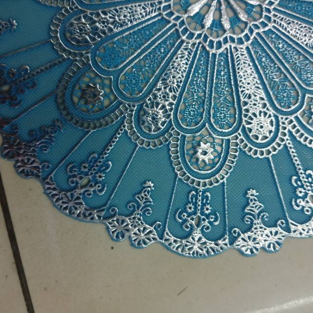 浅蓝色防滑杯垫盘子垫防滑垫细节图