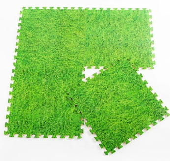 厂家直销天利环保EVA拼图地垫地板 草坪图