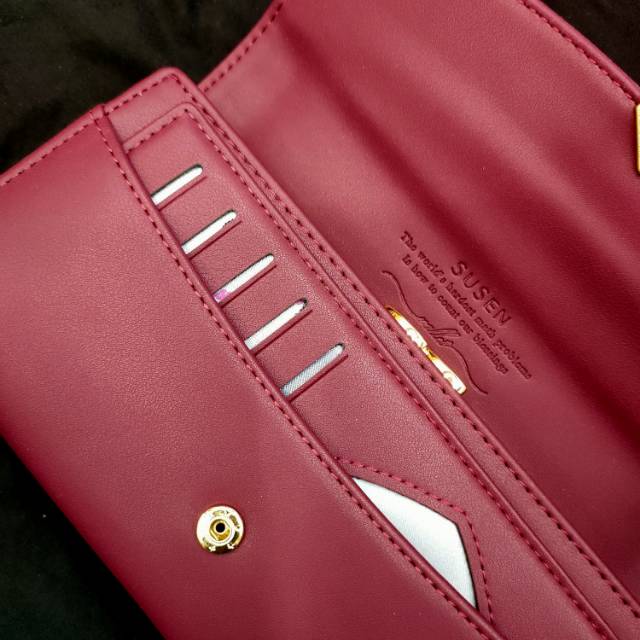 长款真皮手拿包高档韩版个性大容量女简约钱夹产品图