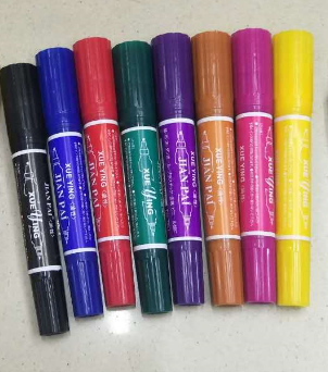 Beauty Pen Industry Office Culture Writing Tools Color Pole Double Head Marker Express Pen Large Capacity Quick Drying Waterproof Do Not Fade