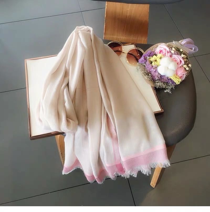 Scarf Ladies Korean Version Solid Color Fashion European And American Style Casual Students Specification drawing