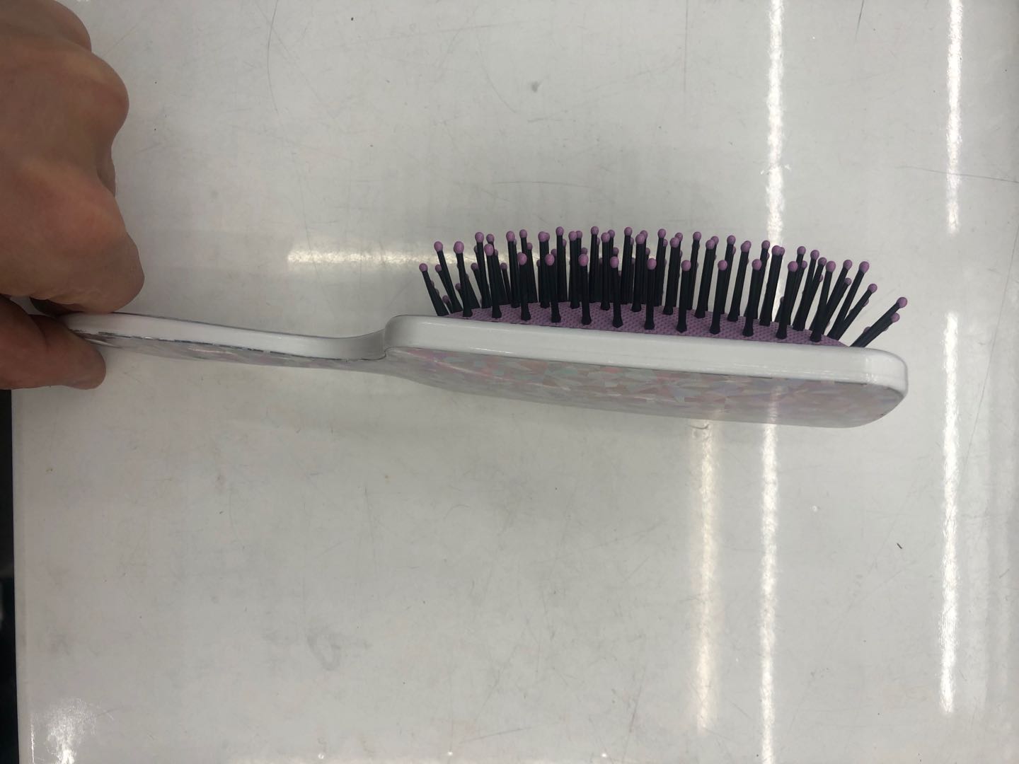 Laser Scalp Massage Comb Head Smoothing Hair Comb Air Bag Curling Comb Anti-Static Specification drawing