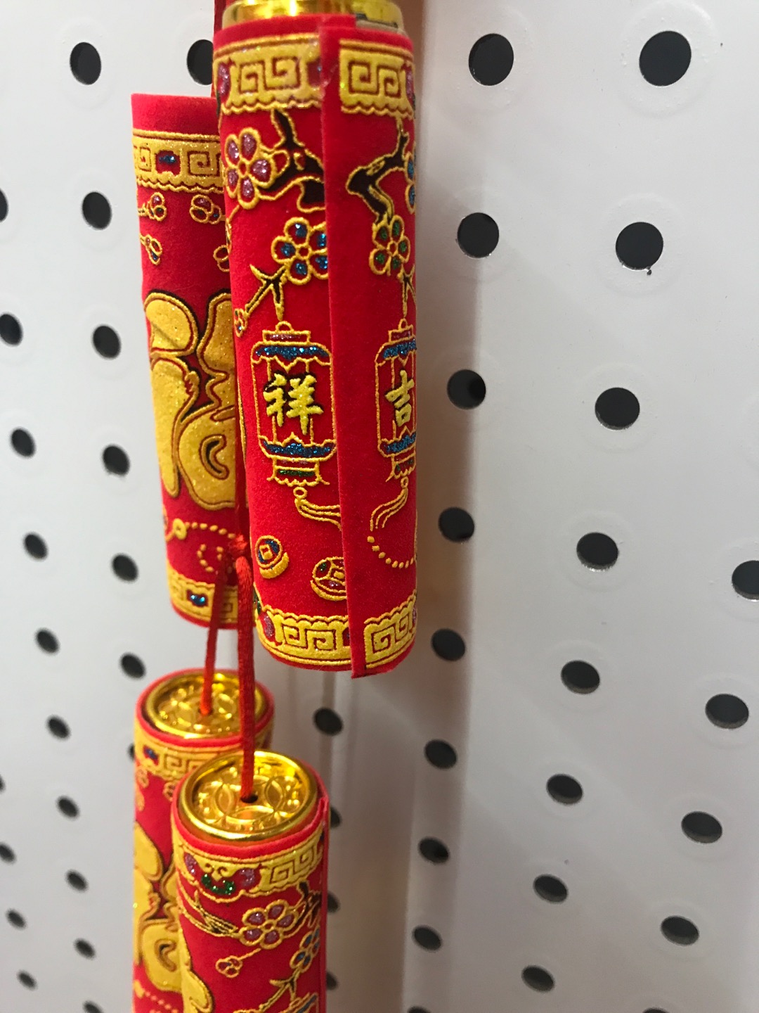 Printed velvet fabric 16 heads with tassels, firecrule strings, festive wedding and festival supplies factory direct sales, sample customization, moving into a new home Specification image