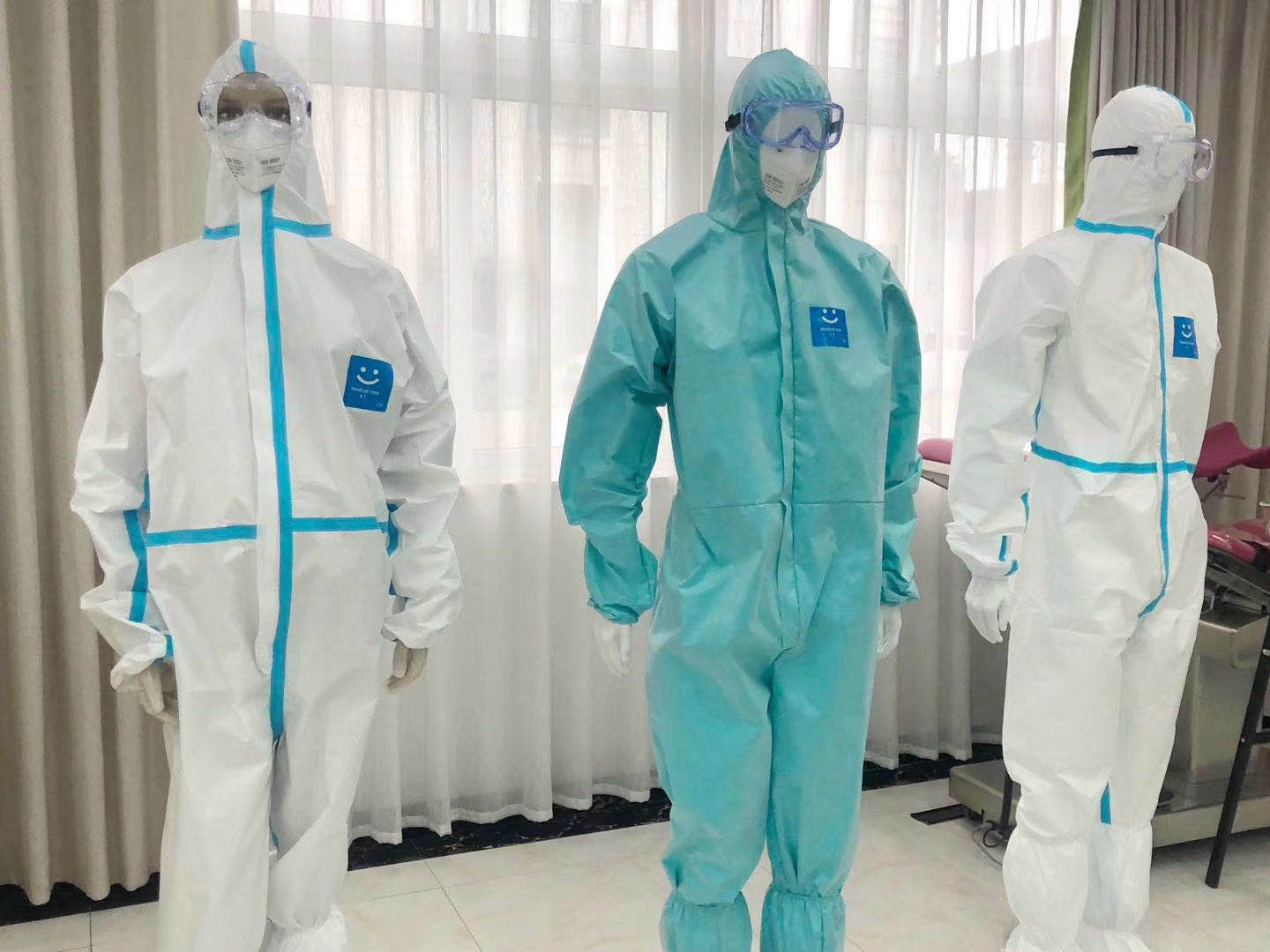 SMS spunmelt non-woven disposable isolation clothing